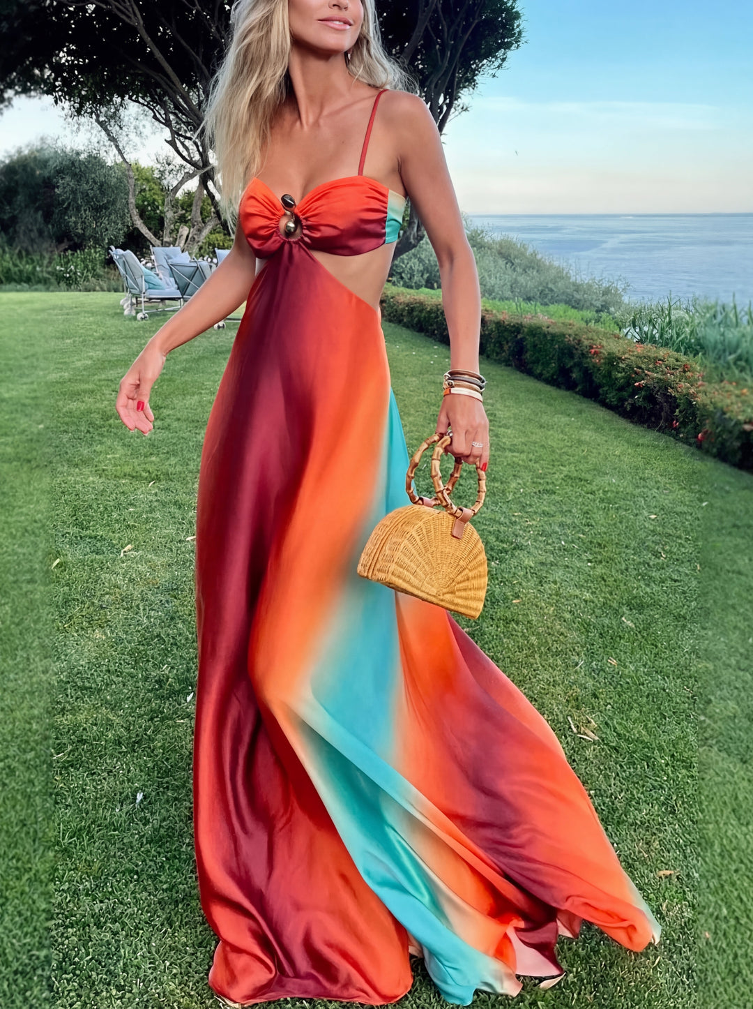 Vestido maxi Solaria