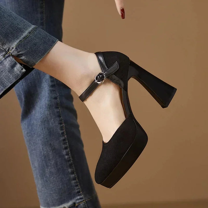 Zapatos de Tacón Elegantes Celeste