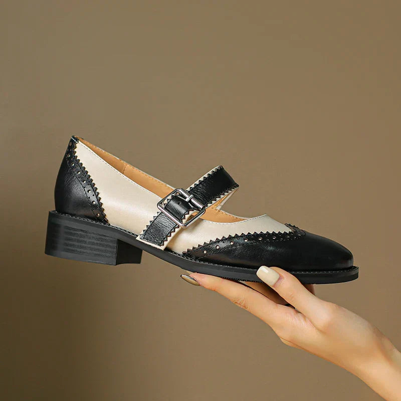 Sarah&Kate™| Mianas de Cuero Mary Janes