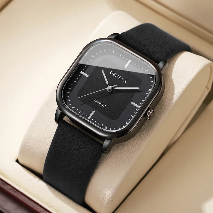 Geneva – Reloj de Esfera Cuadrada