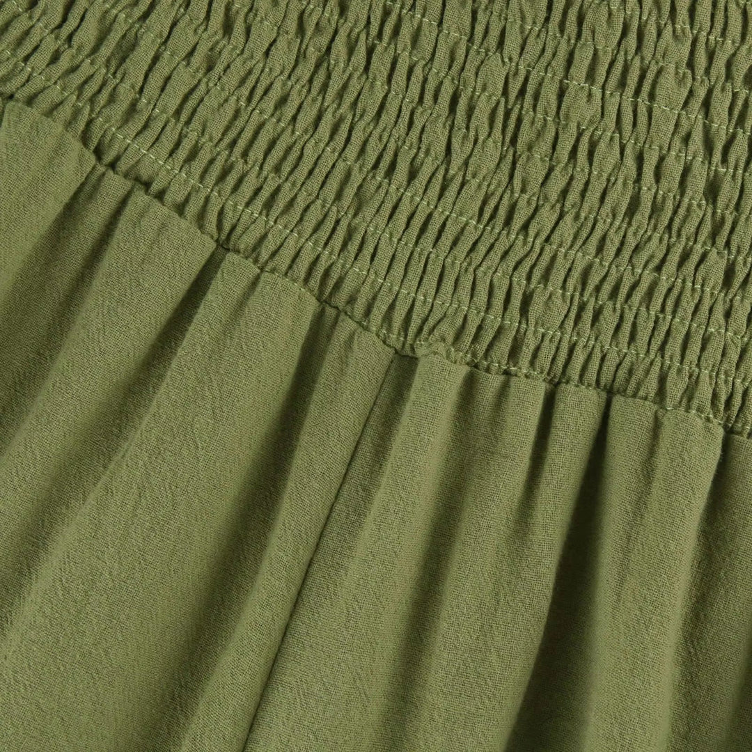 Tavina | Pantalones sencillos de algodón y lino
