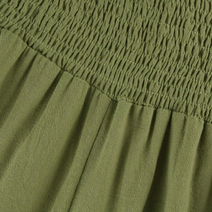 Tavina | Pantalones sencillos de algodón y lino