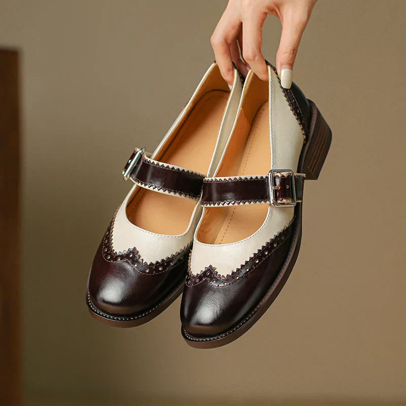 Sarah&Kate™| Mianas de Cuero Mary Janes