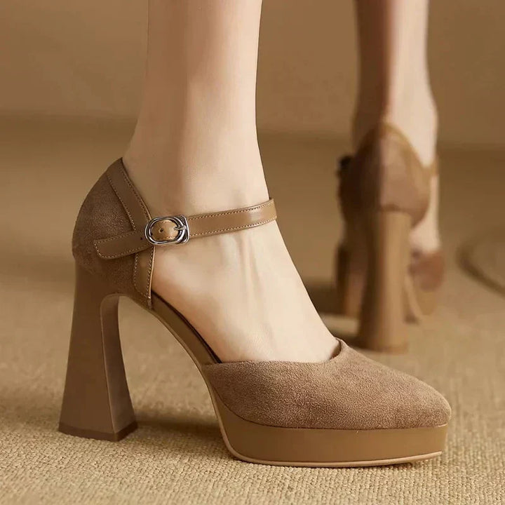 Zapatos de Tacón Elegantes Celeste