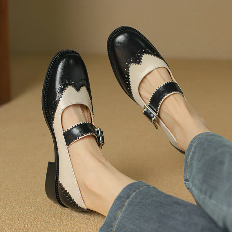 Sarah&Kate™| Mianas de Cuero Mary Janes