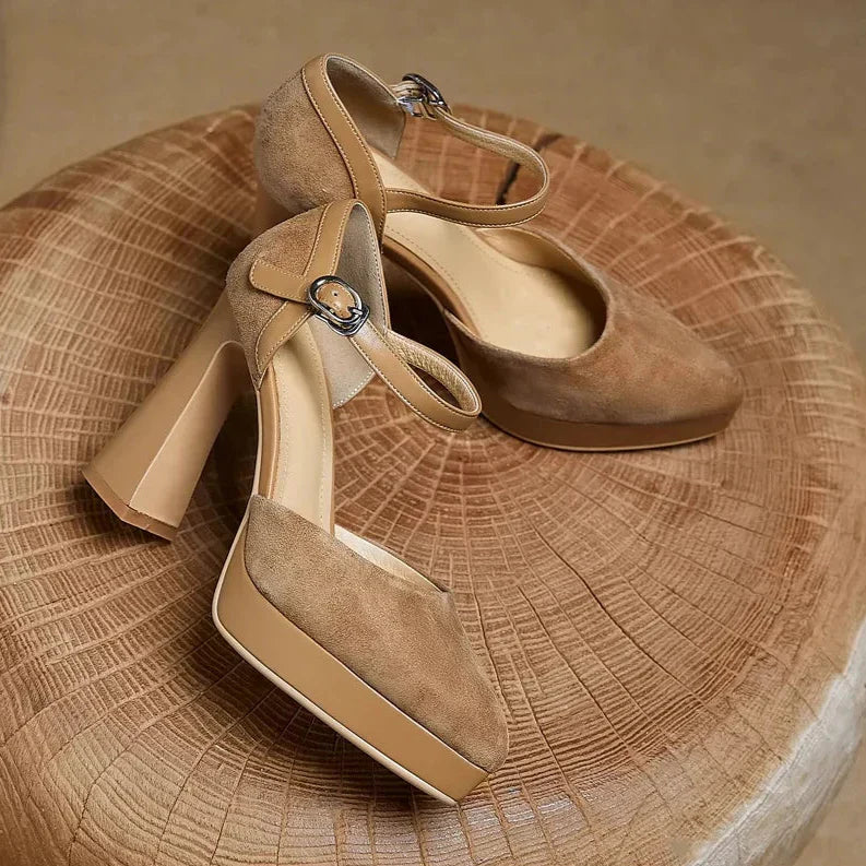 Zapatos de Tacón Elegantes Celeste