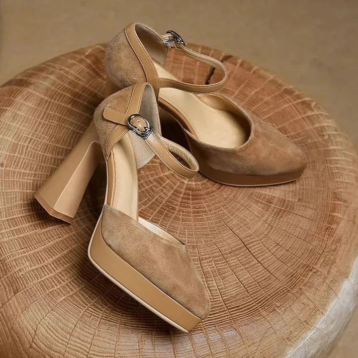 Zapatos de Tacón Elegantes Celeste