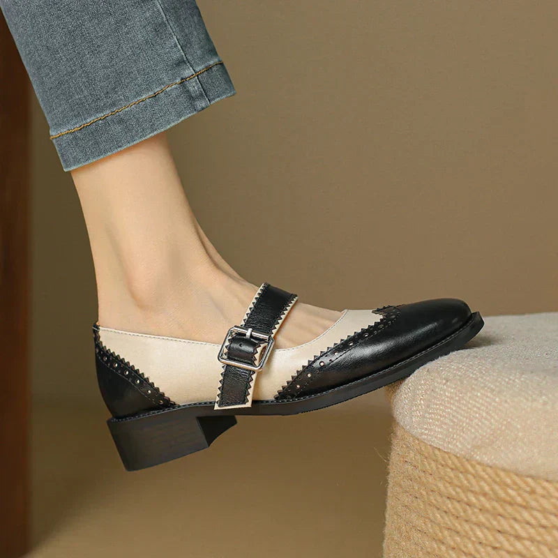 Sarah&Kate™| Mianas de Cuero Mary Janes