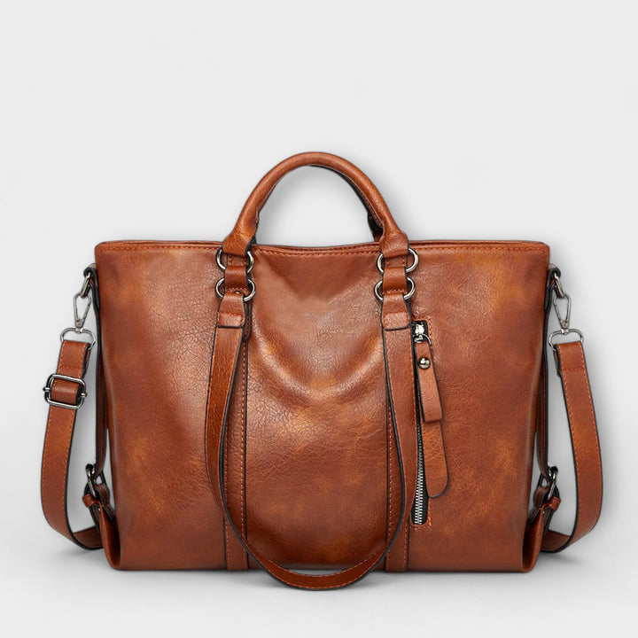 Cécile. - Gran bolsa de cuero