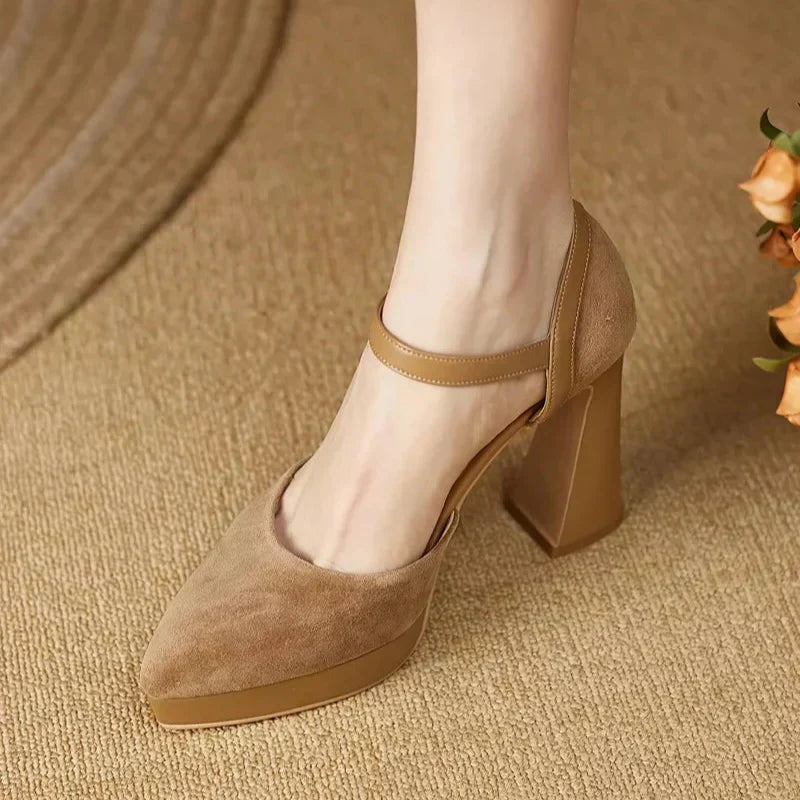Zapatos de Tacón Elegantes Celeste