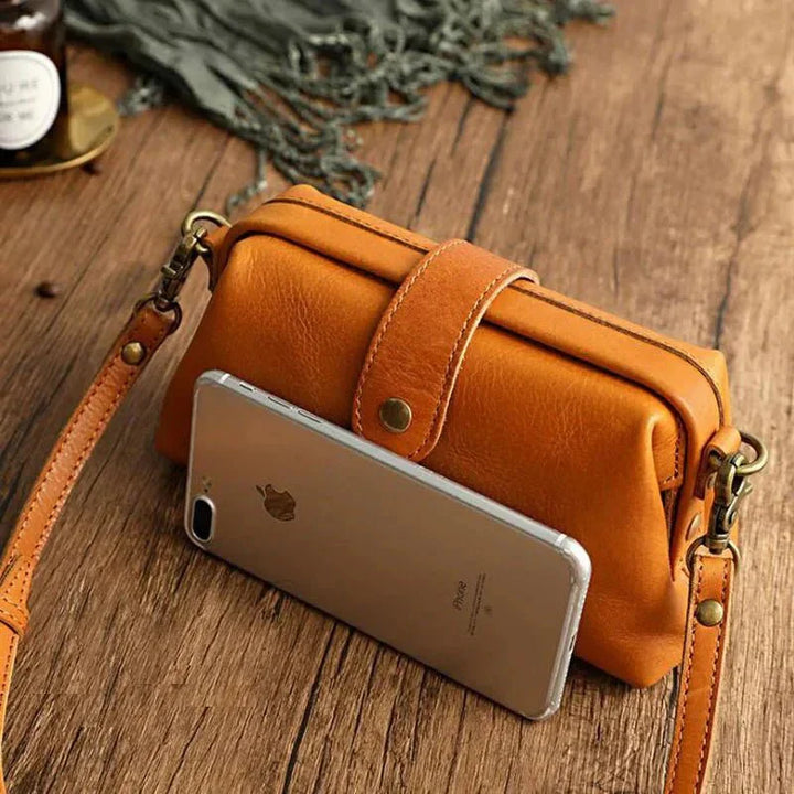 Eclipse Charm™ | Refined Leather Shoulder Bag