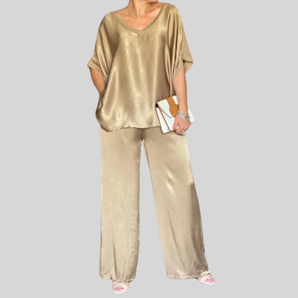 Elle | Conjunto de 2 piezas holgado y chic