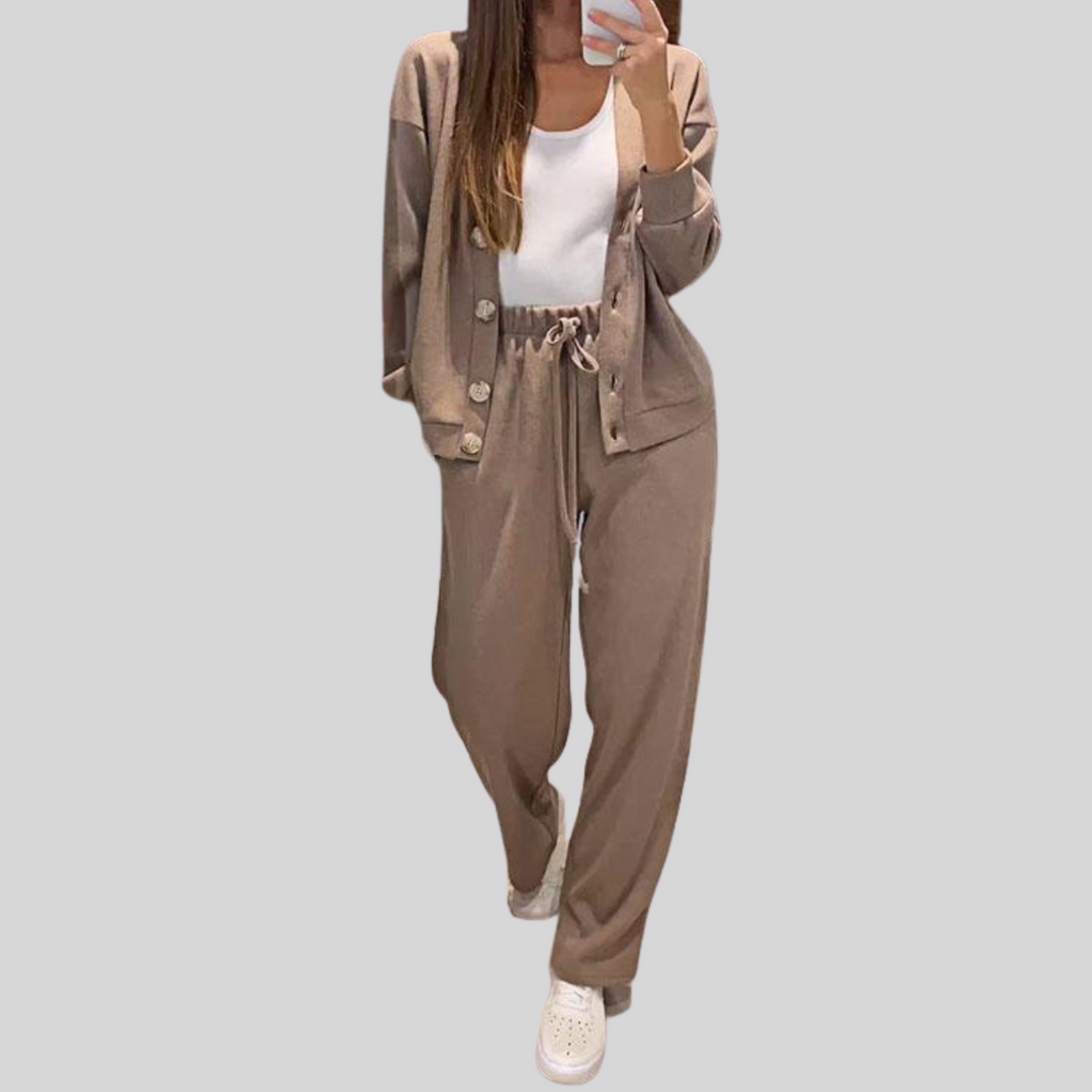 Elle | Conjunto de comodidad de 2 piezas de punto