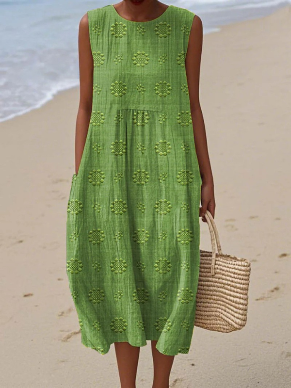 Josephine | Vestido estampado holgado
