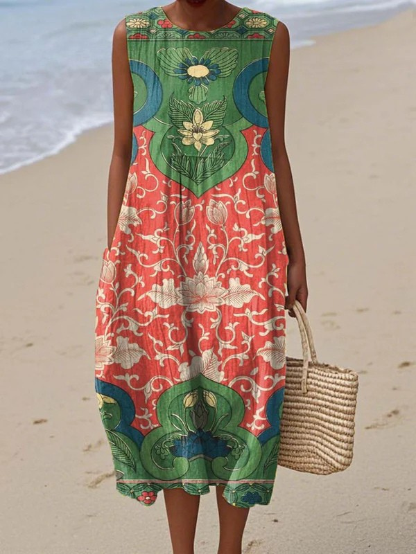 Adeline | Vestido estampado bohemio