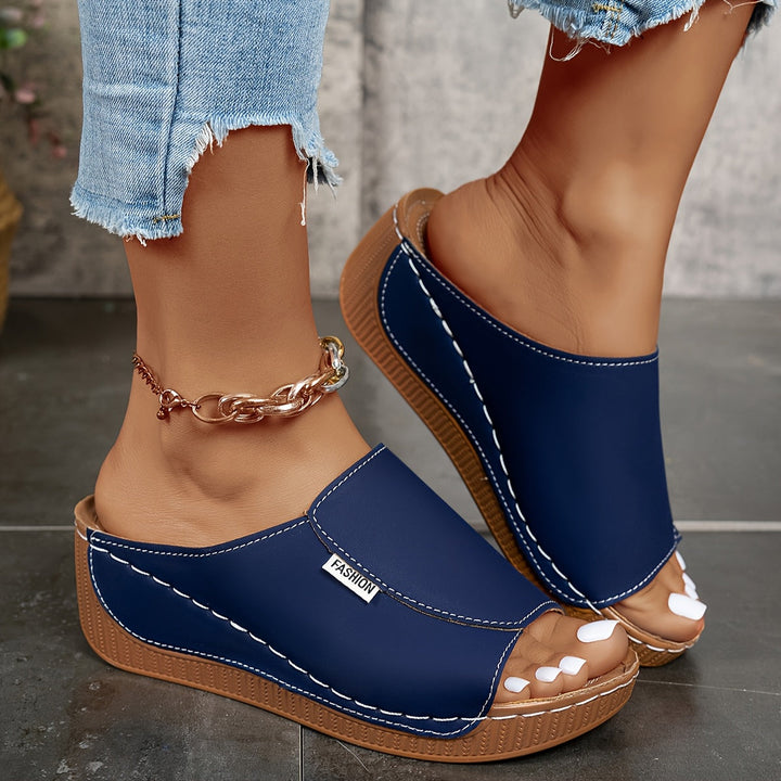 Isabelle | Mules de cuña cómodas
