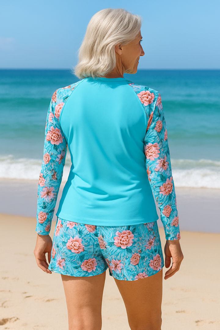 Oceana| Conjunto de tankini SunSafe UPF 50+: la protección se combina con la comodidad sin esfuerzo