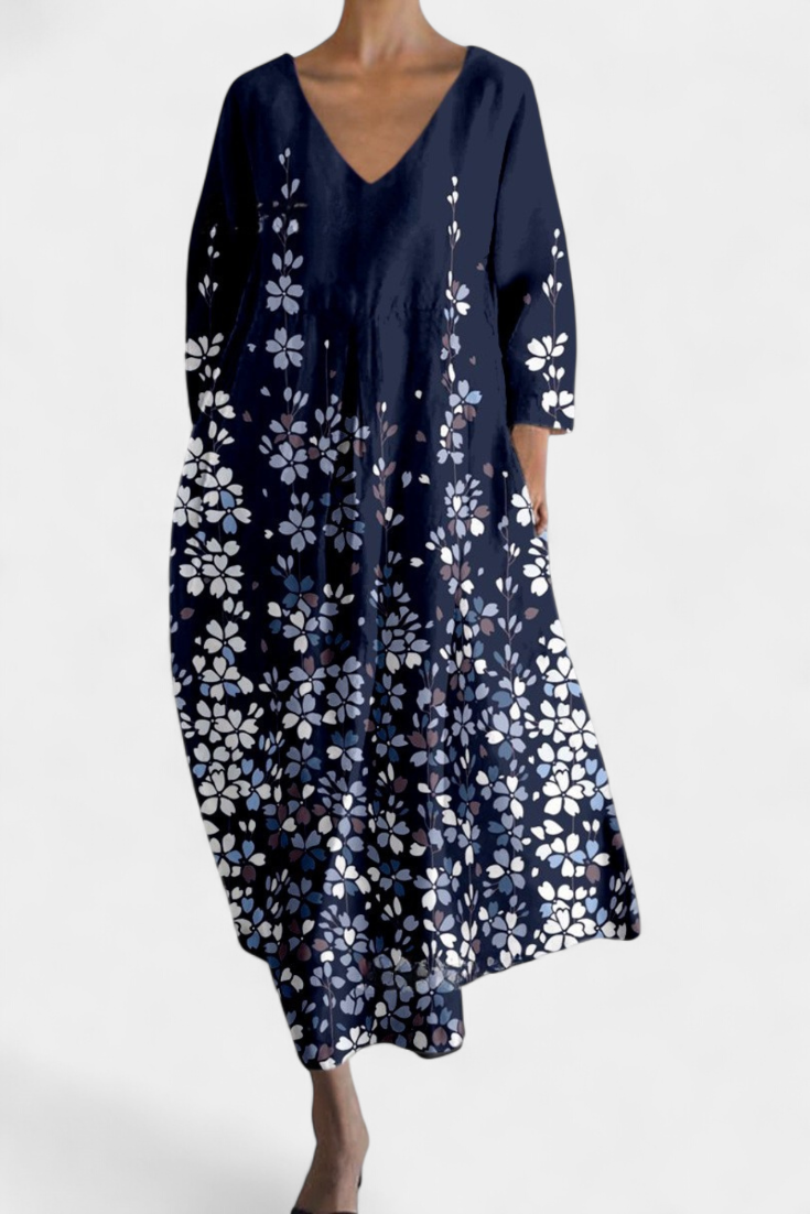 Isalinde | Vestido cómodo con escote en V