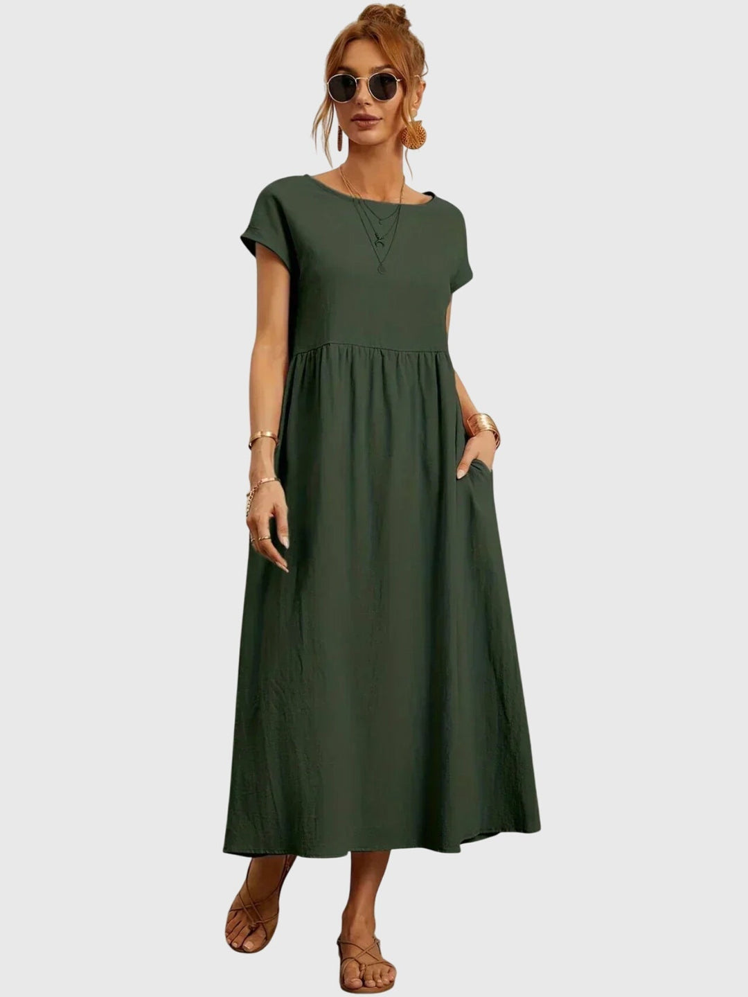 Giselle Casual Pocket Dress