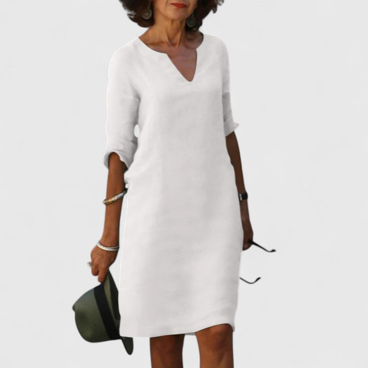 Taylor | Vestido cómodo con escote en V