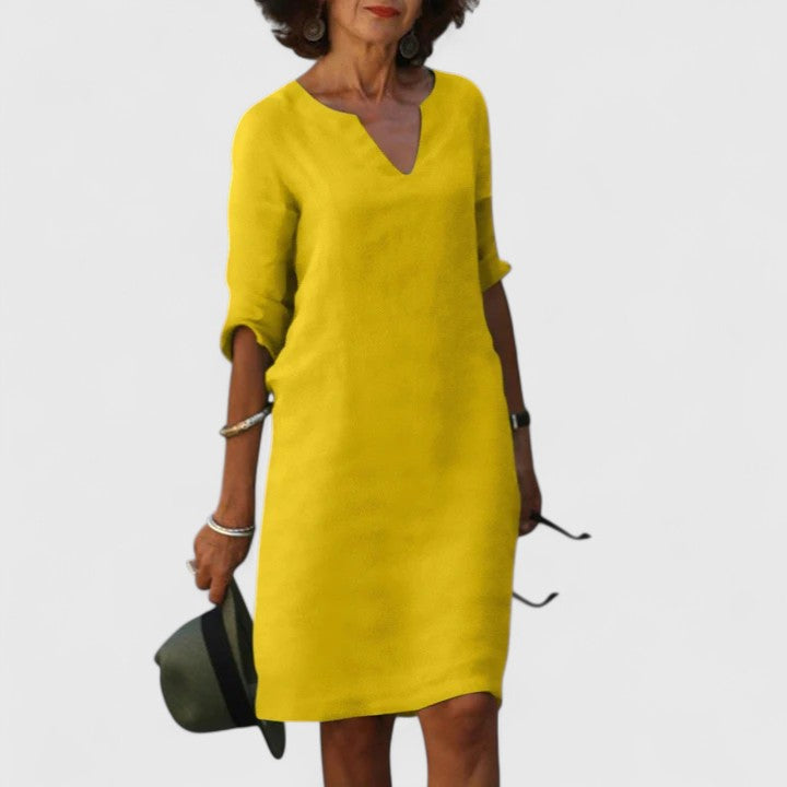 Taylor | Vestido cómodo con escote en V