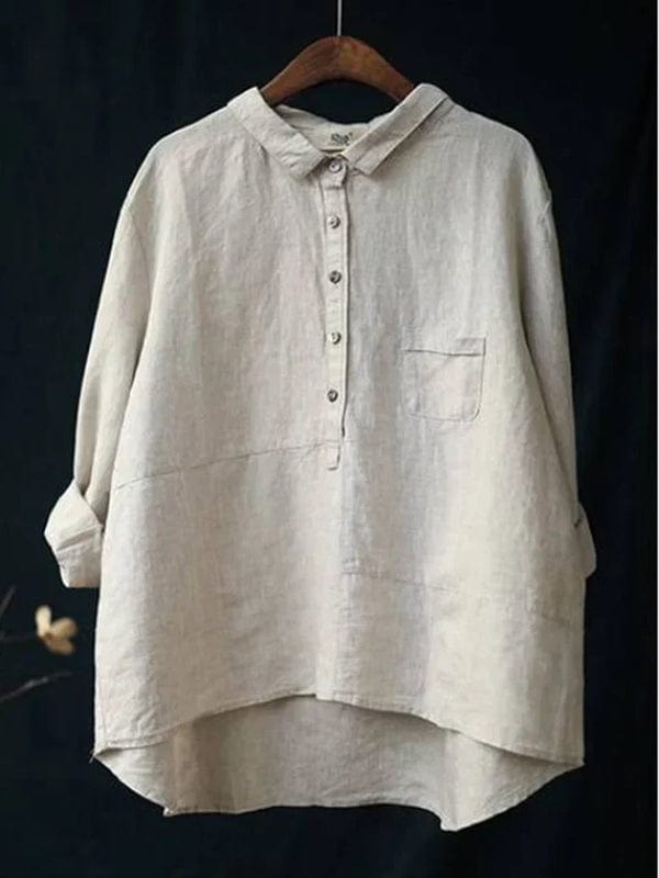 Elena | Blusa Atemporal de Algodón