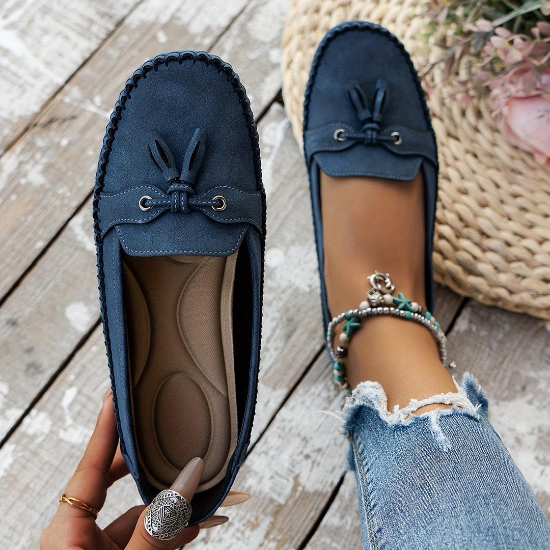 Bella - Mocasines clásicos con detalle de borlas
