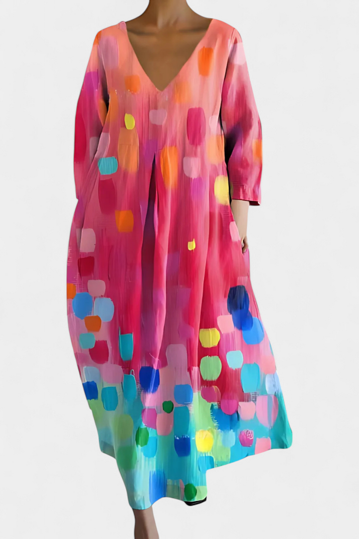 Isalinde | Vestido cómodo con escote en V