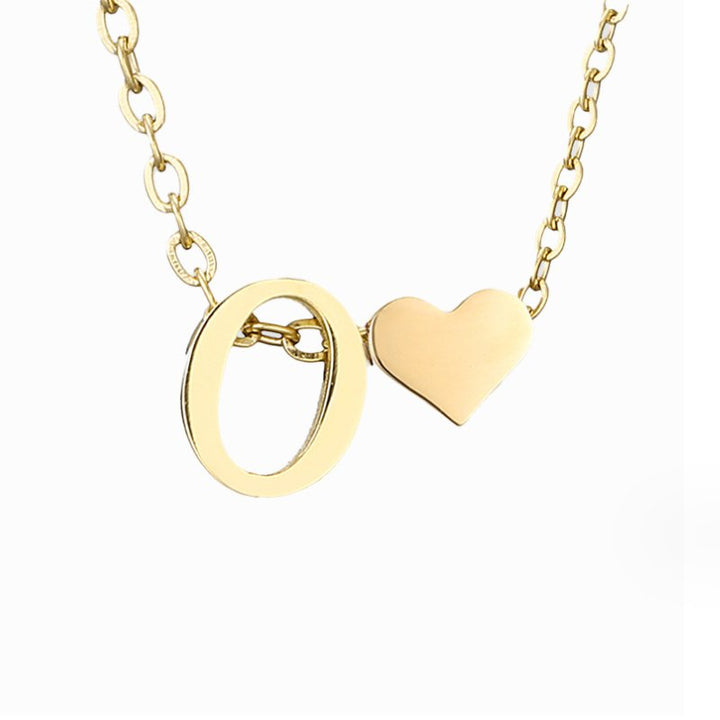 Nina – Collar dorado en forma de V.
