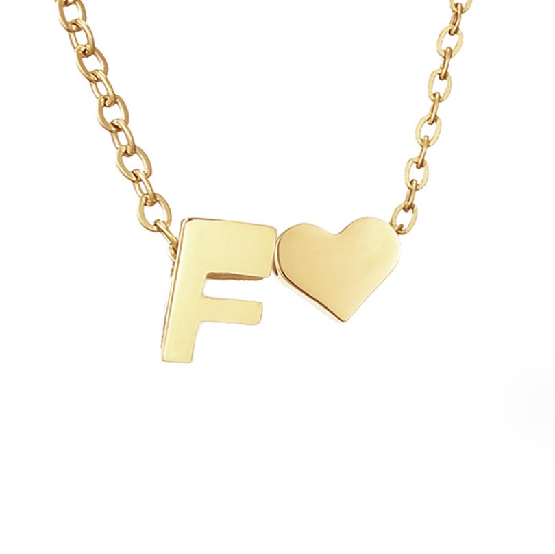 Nina – Collar dorado en forma de V.