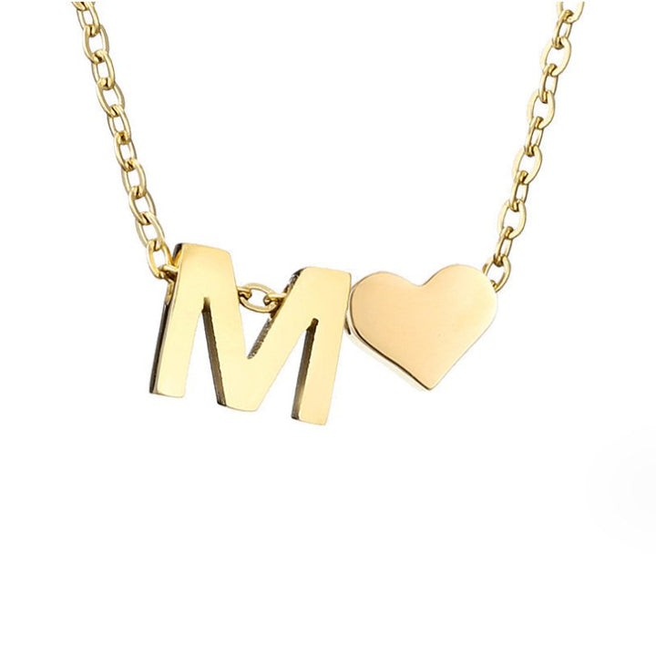 Nina – Collar dorado en forma de V.