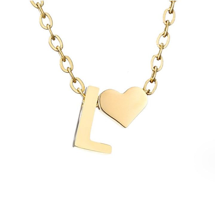 Nina – Collar dorado en forma de V.