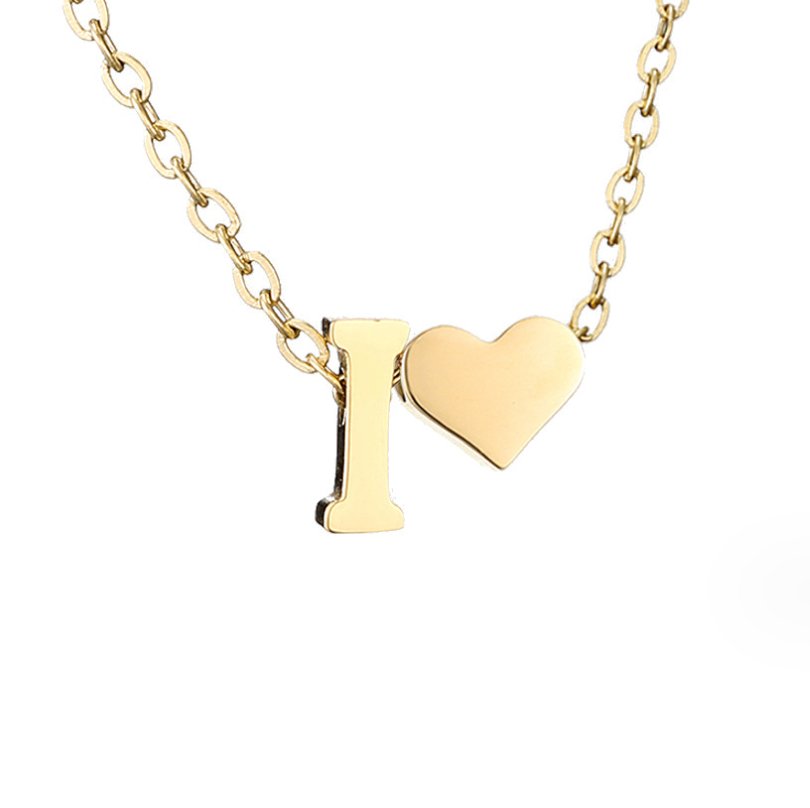 Nina – Collar dorado en forma de V.