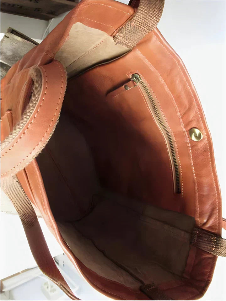 Leonor™ | Bolso tote de piel