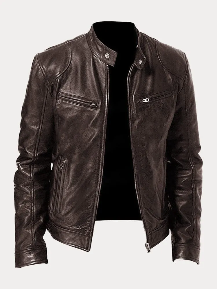 DOMINE™ | CHAQUETA DE CUERO