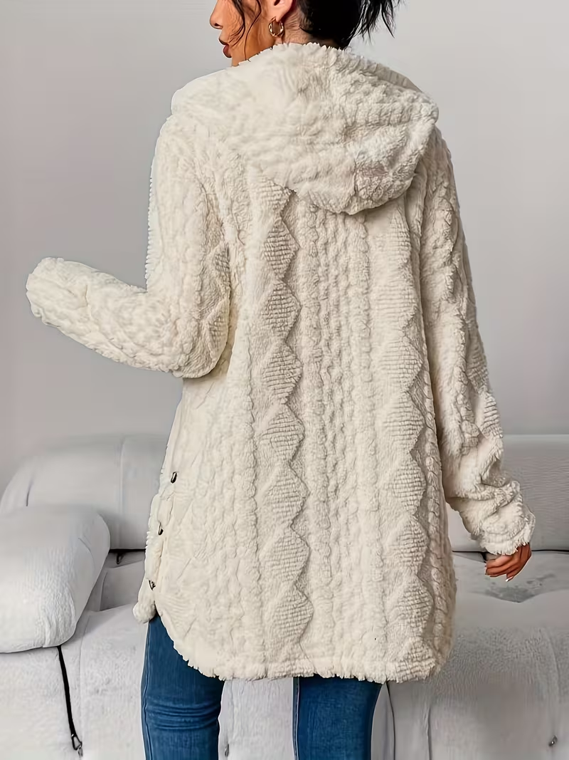 SAMANTA™ | ABRIGO CÁRDIGAN CON FORRO POLAR