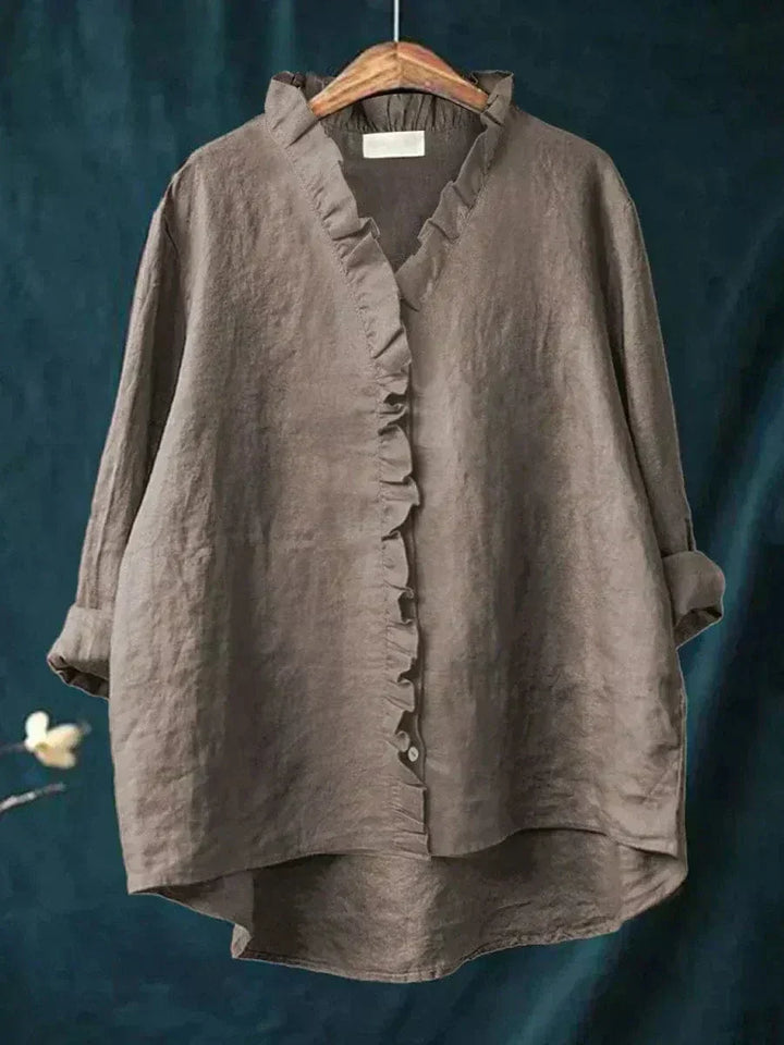 Eline | Elegante Blusa de Verano de Lino