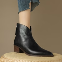 Anita | Botines de lujo con tacón bajo