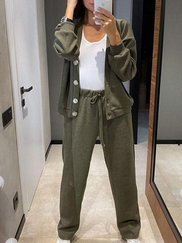 Elle | Conjunto de comodidad de 2 piezas de punto
