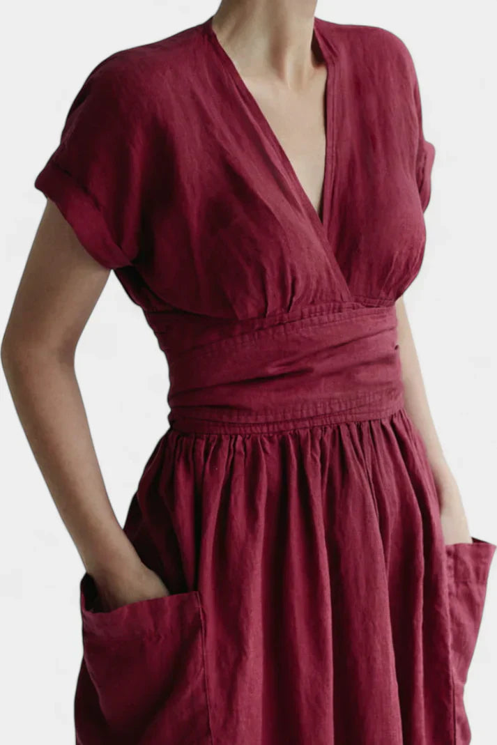 Aurora™ – Elegante vestido casual con escote en V