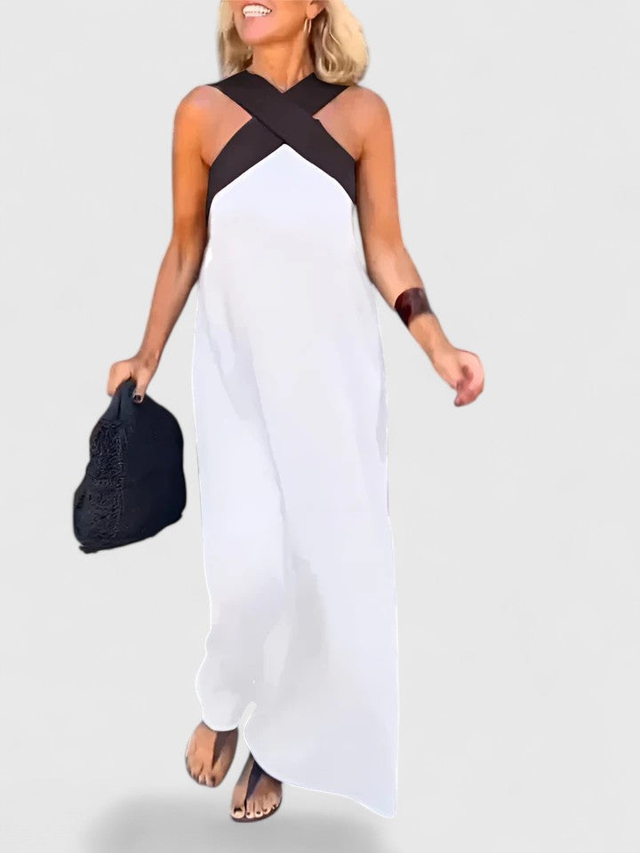 Evangeline™| Vestido elegante de espalda cruzada