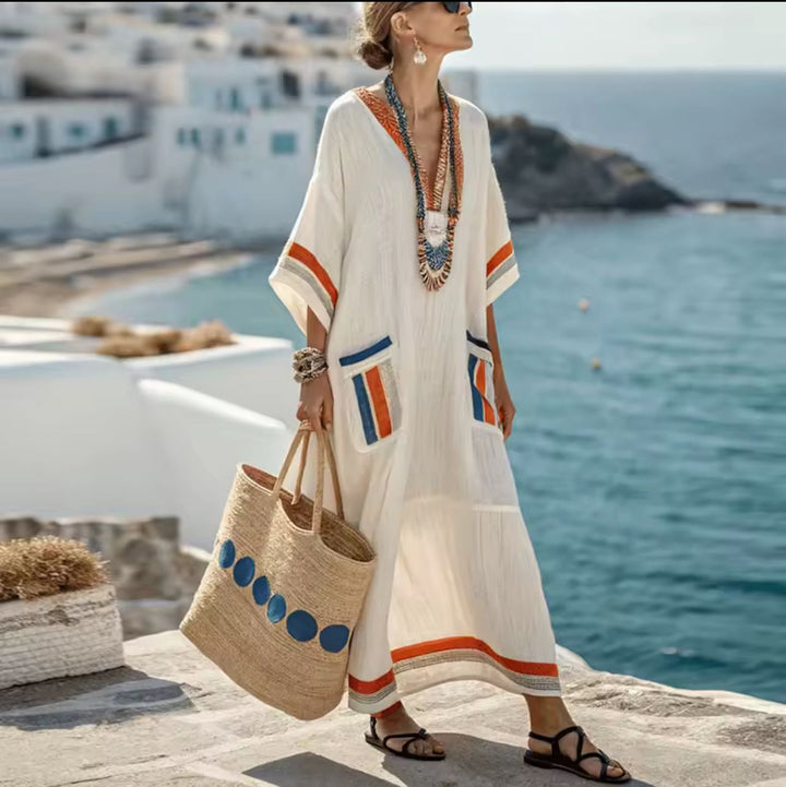 Elegante Mary - Vestido Largo para un Look Veraniego con Estilo
