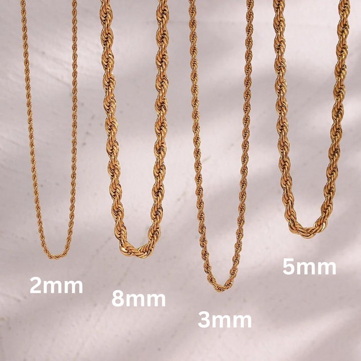 Helena – Collar dorado con decoración punteada.