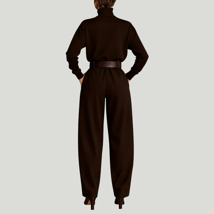 Julia | Conjunto de cuello alto y pantalón recto