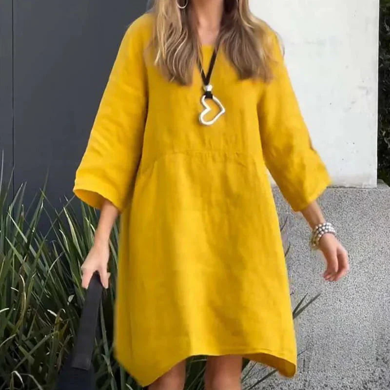 Celeste™ Vestido amplio con bolsillos