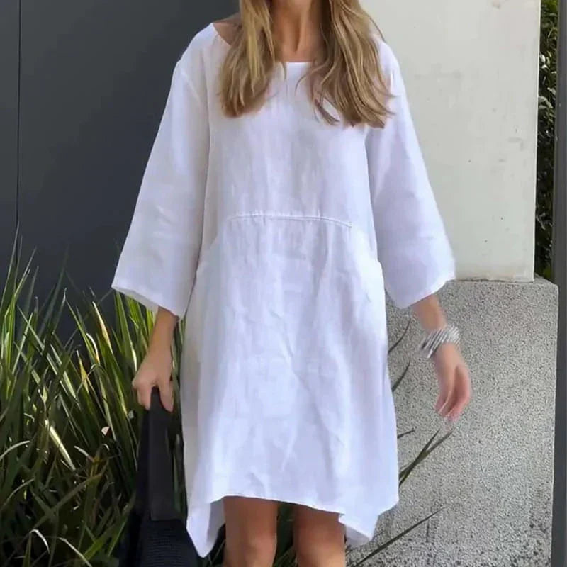 Celeste™ Vestido amplio con bolsillos