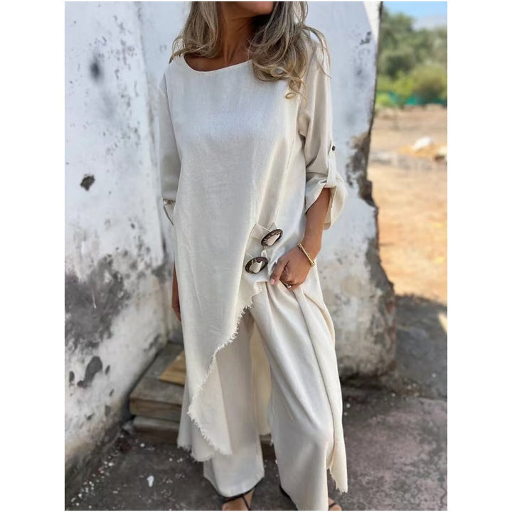 Fallon | Conjunto de Vestido de Dos Piezas Relajado