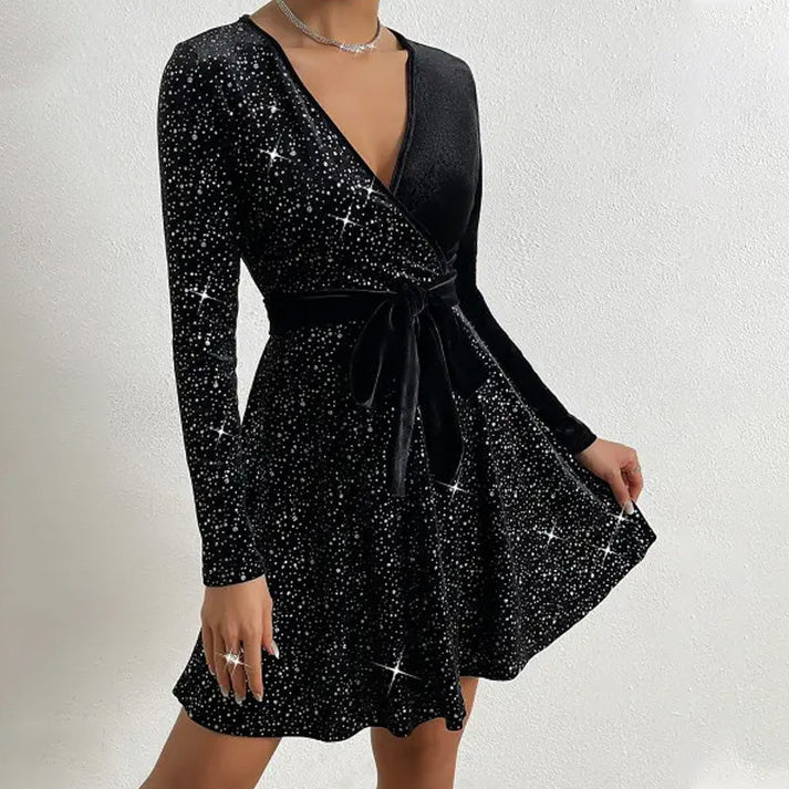 Mariana - Minivestido brillante