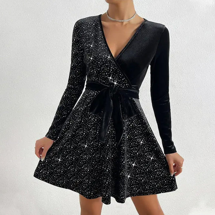 Mariana - Minivestido brillante