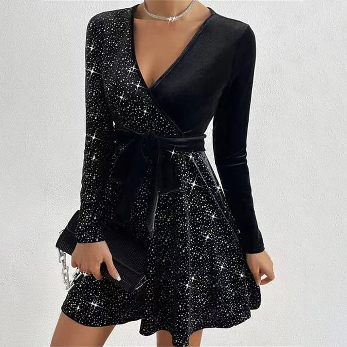 Mariana - Minivestido brillante